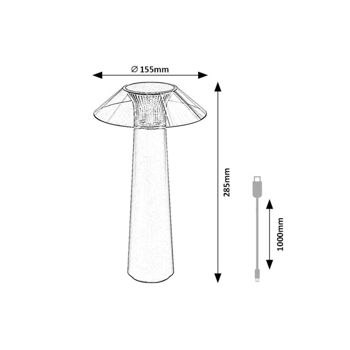 Rabalux Assen 77062 - typ - Zewnętrzne lampy dekoracyjne