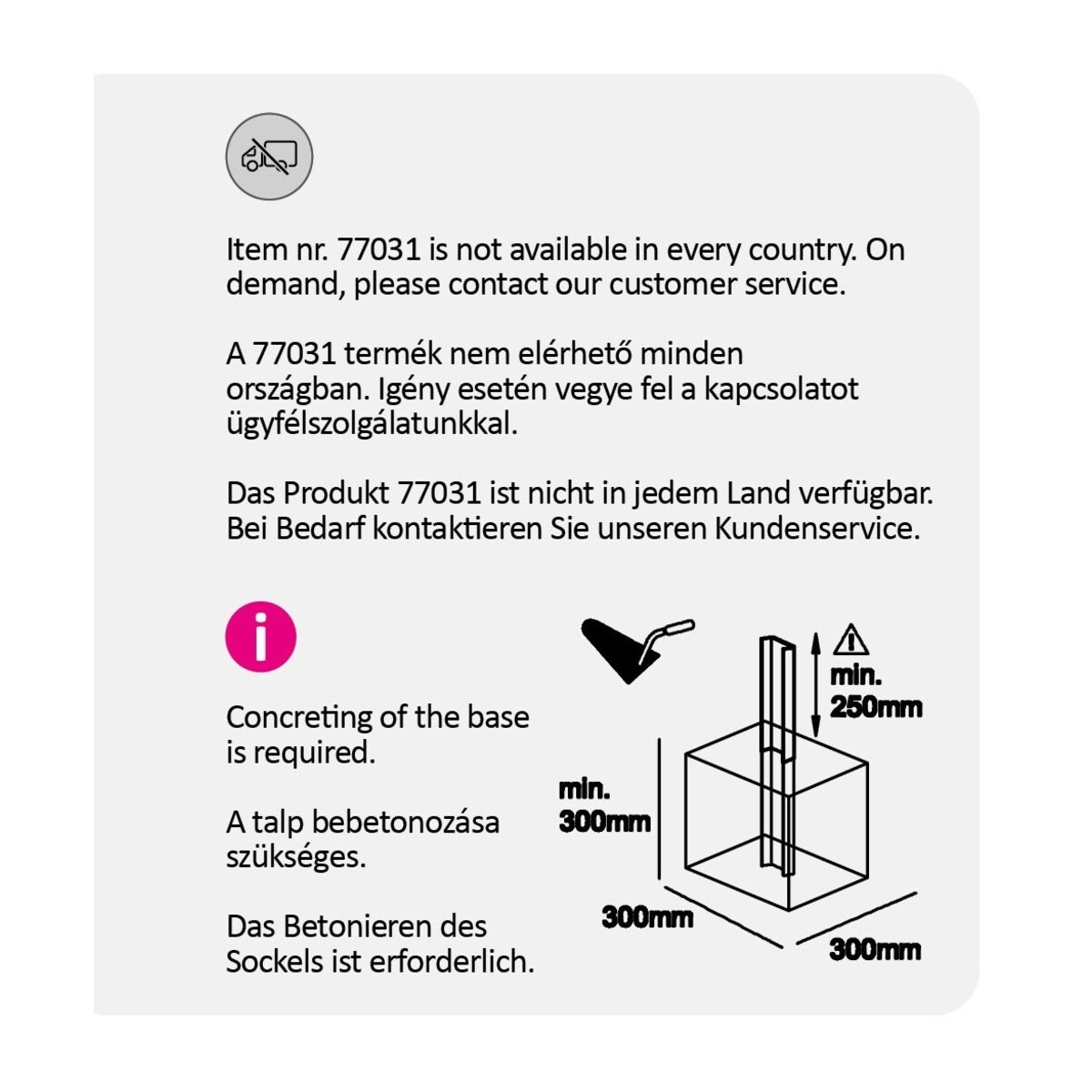Rabalux Kalisz 77031 - typ - Lampa ogrodowa stojąca