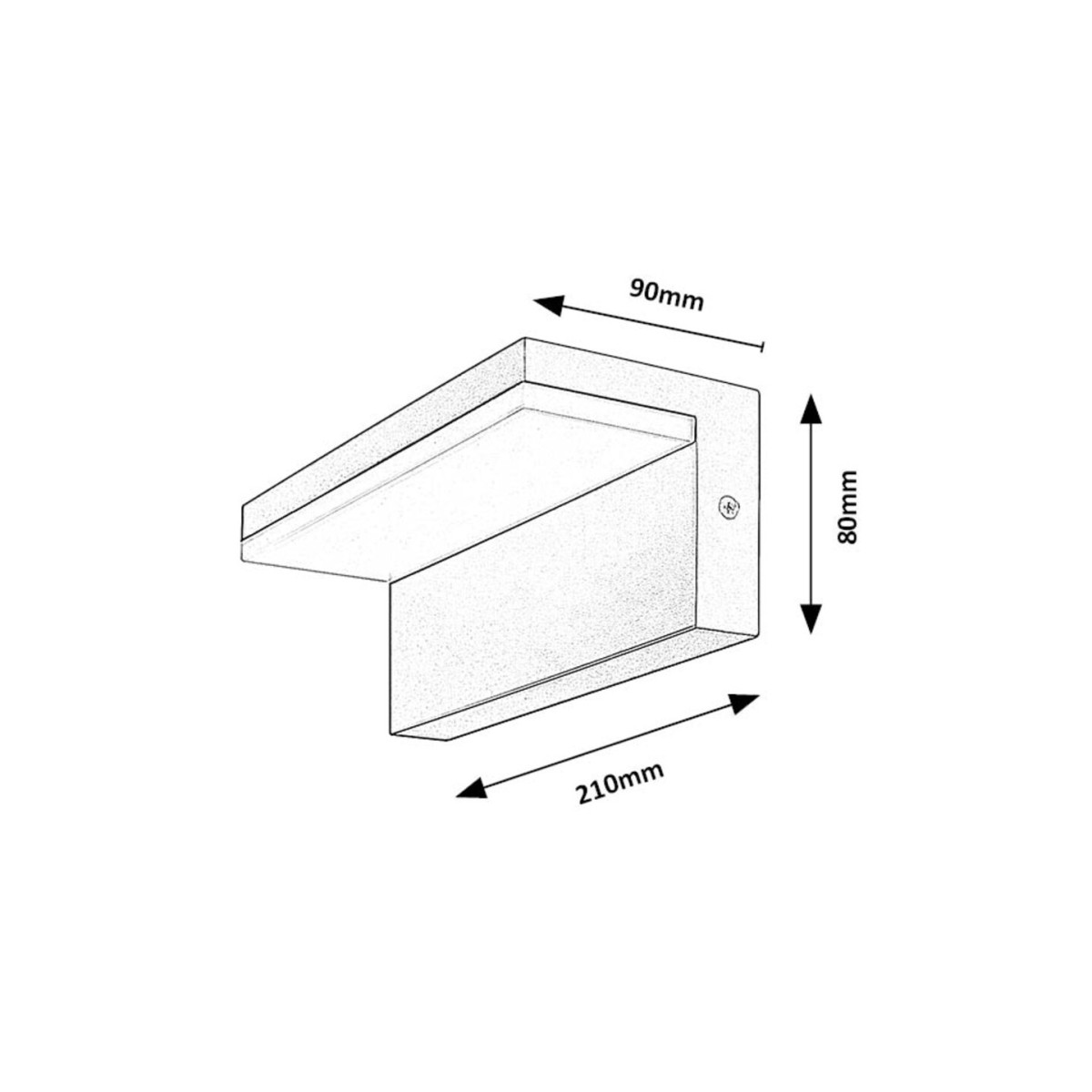 Rabalux Zaragoza 77092 - typ - Zewnętrzne lampy ścienne