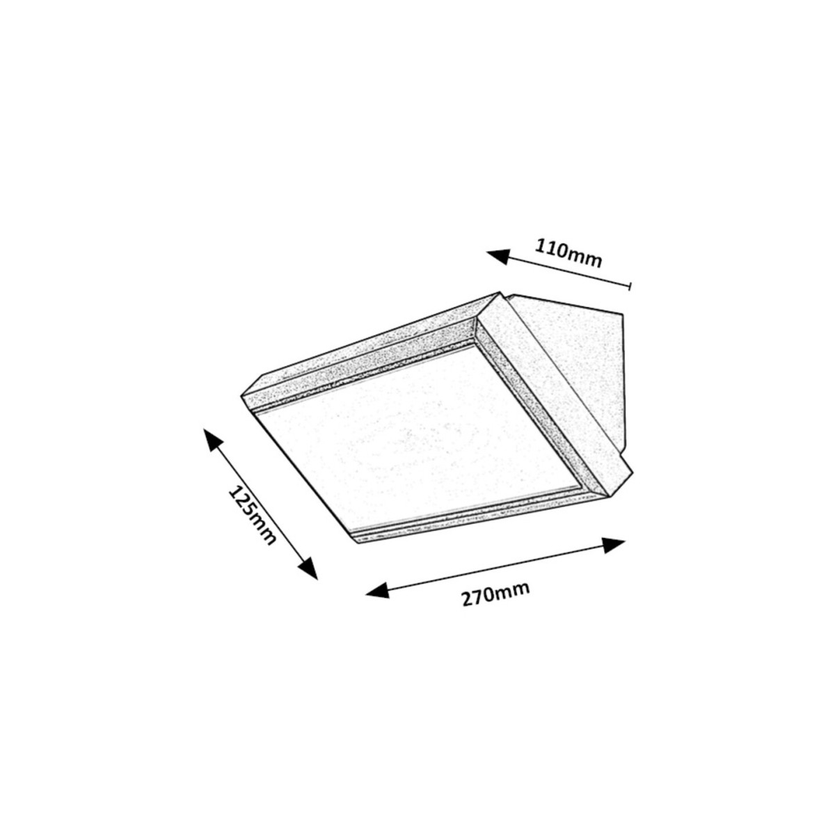 Rabalux Rapla 7282 - typ - Zewnętrzne lampy ścienne