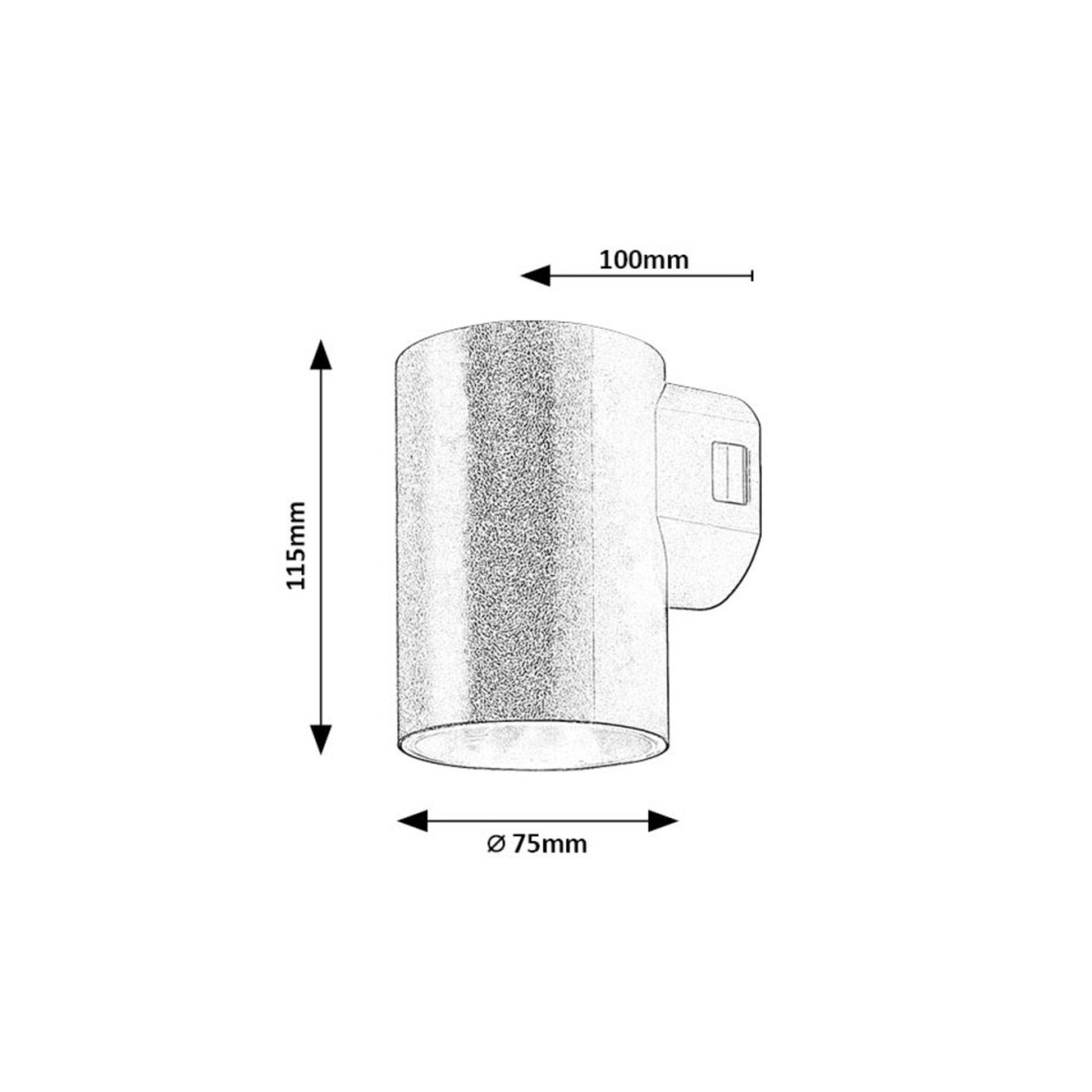 Rabalux Urfa 77154 - typ - Zewnętrzne lampy ścienne