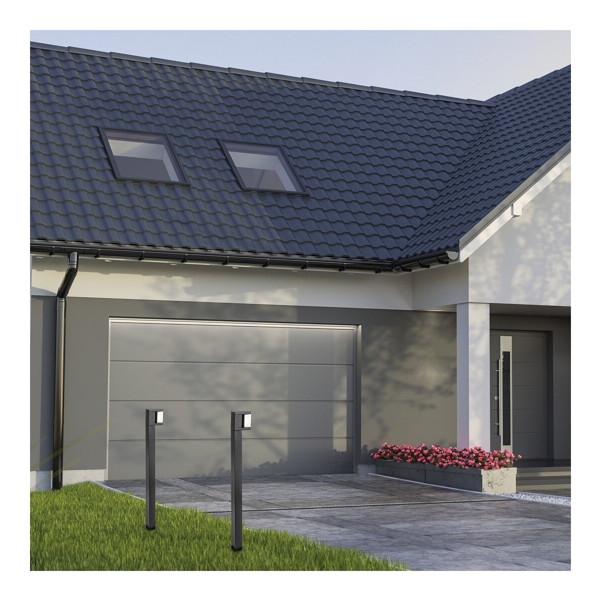 Rabalux Cubbington 77184 - typ - Lampa ogrodowa stojąca