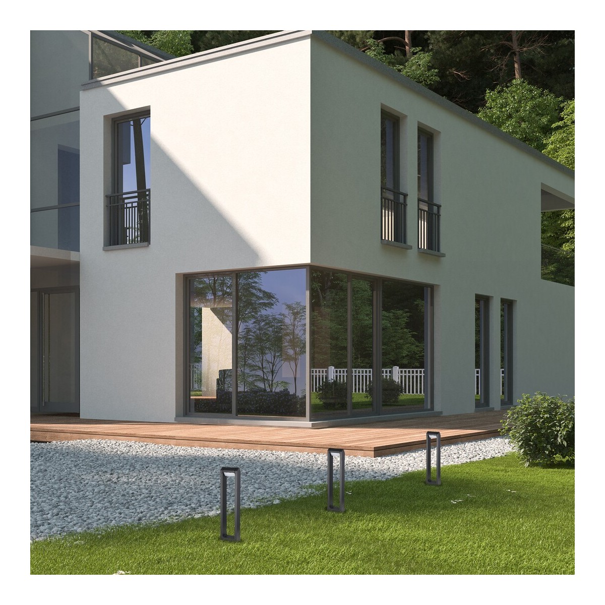 Rabalux Medna 77104 - typ - Lampa ogrodowa stojąca