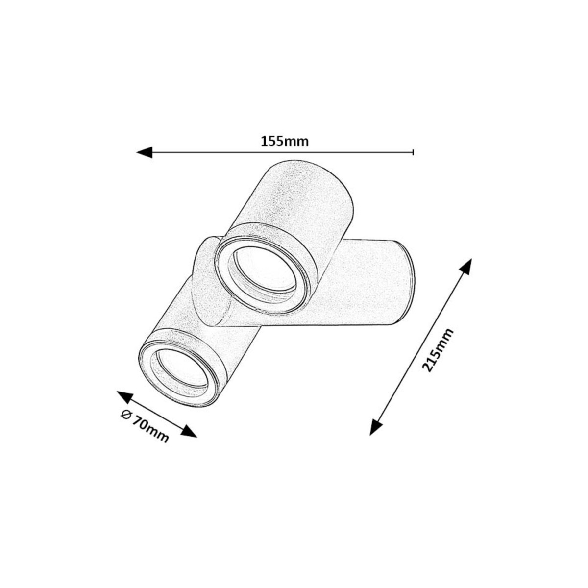 Rabalux Enol 77111 - typ - Zewnętrzne lampy ścienne