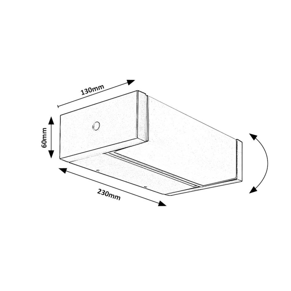 Rabalux Cubbington 77185 - typ - Zewnętrzne lampy ścienne