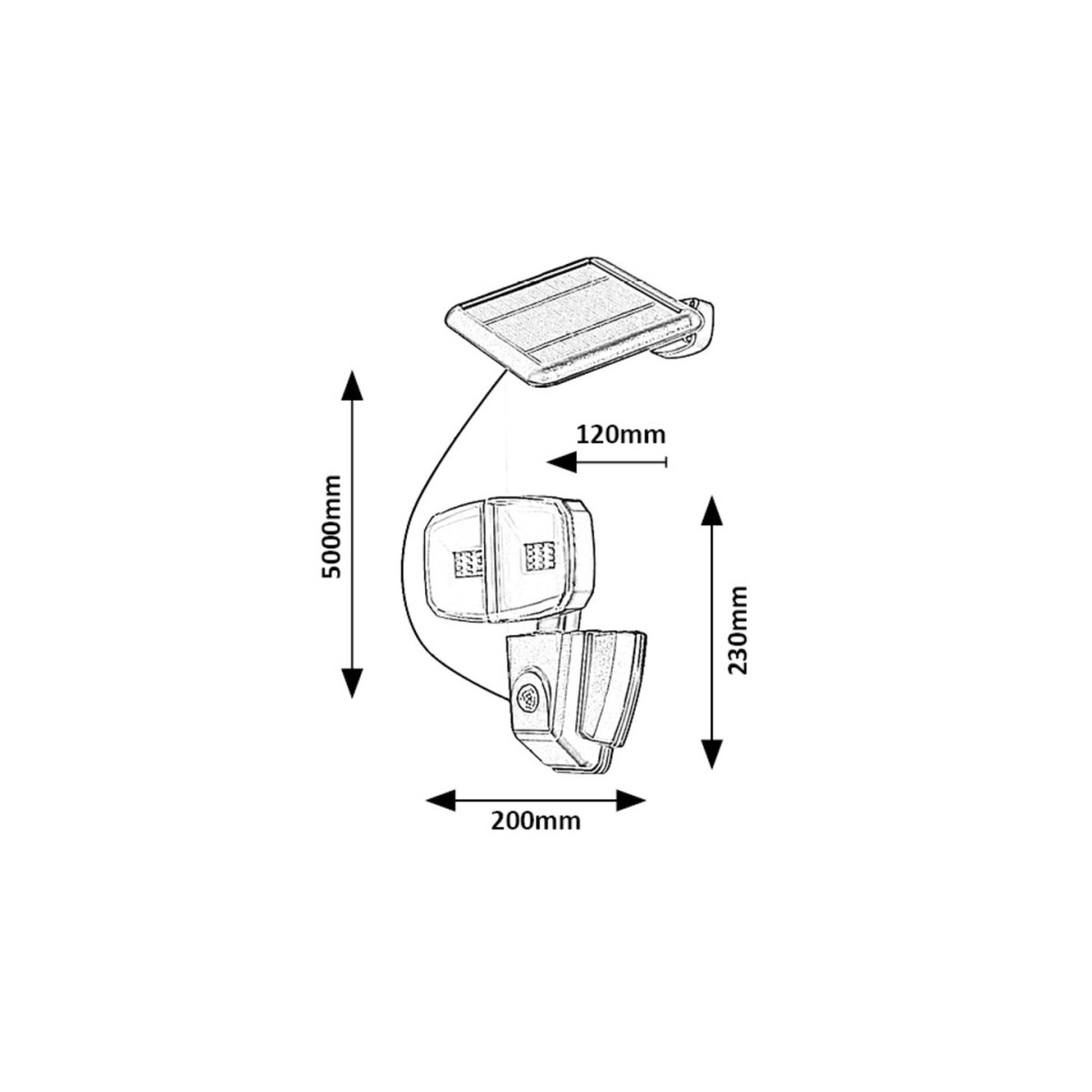 Rabalux Zlarin 77012 - typ - Lampy solarne