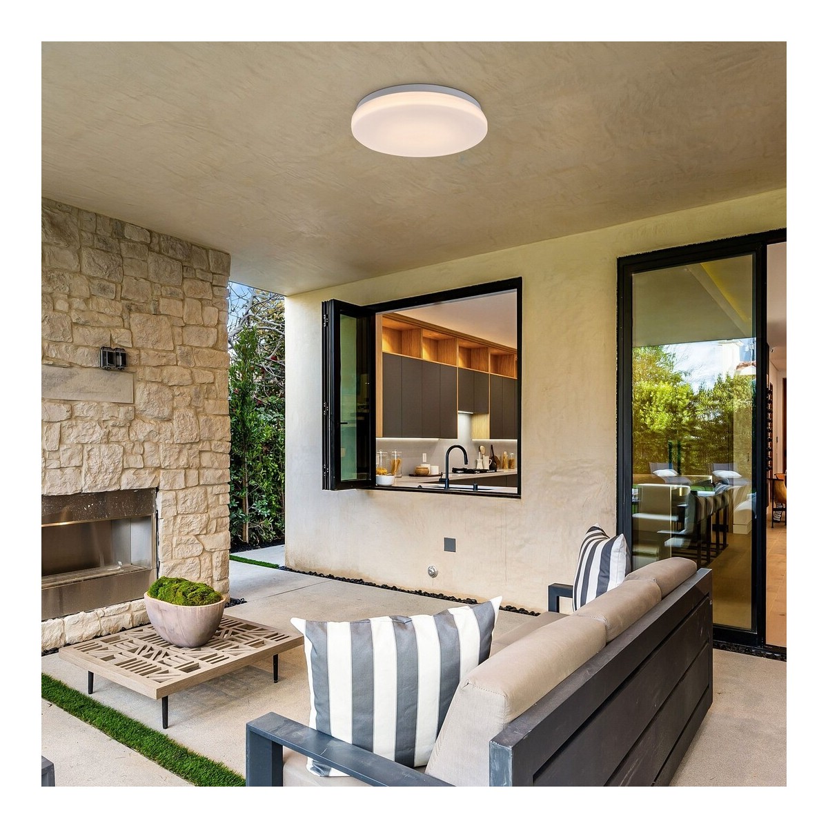 Rabalux Lowar 77133 - typ - Zewnętrzne lampy sufitowe