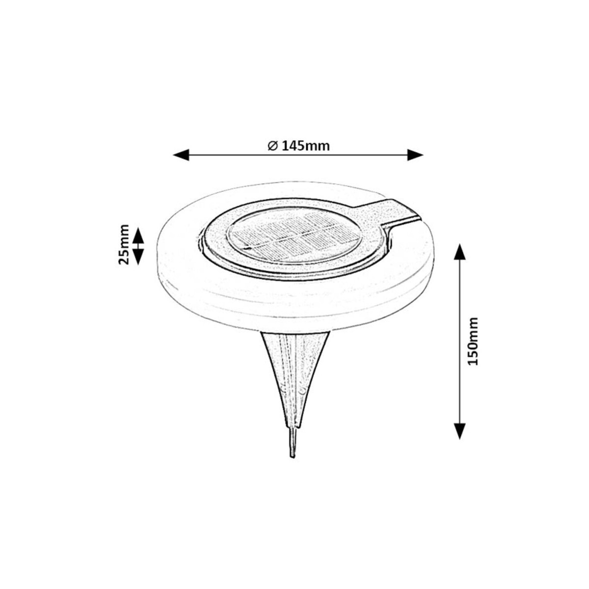 Rabalux Bokod 77187 - typ - Zewnętrzne lampy dekoracyjne