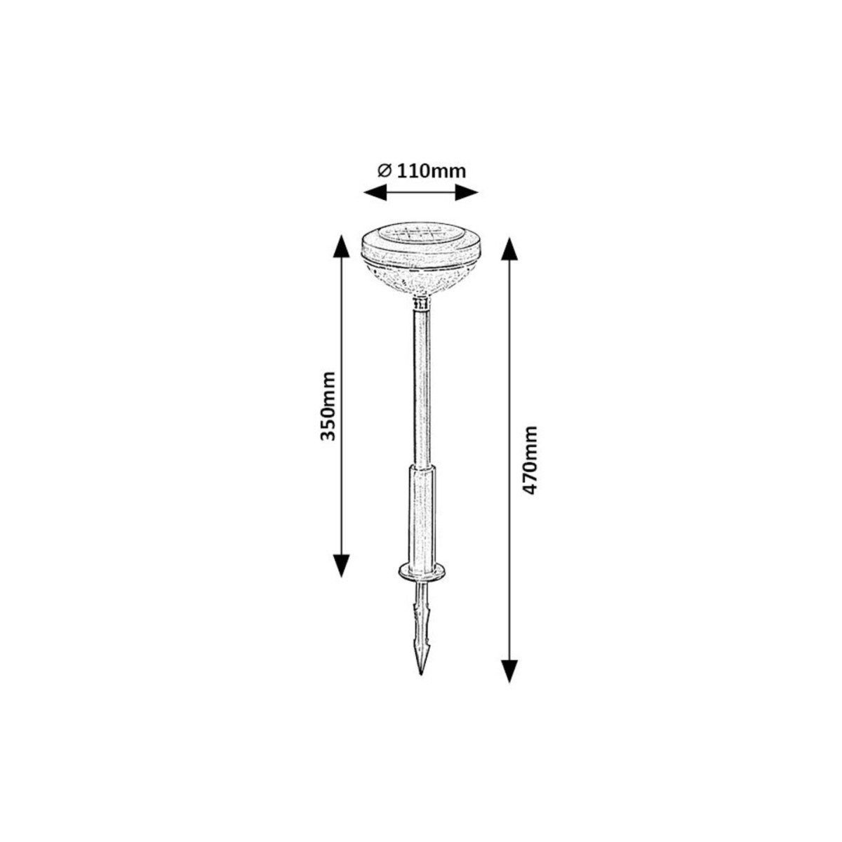 Rabalux Monor 77177 - typ - Zewnętrzne lampy dekoracyjne