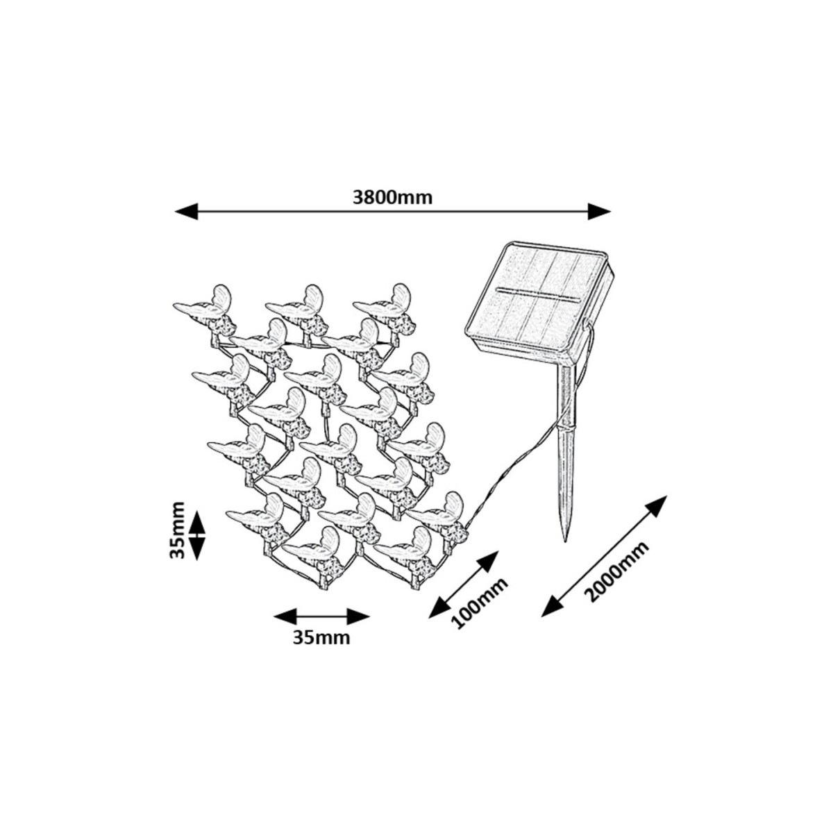 Rabalux Bobus 77002 - typ - Lampy solarne