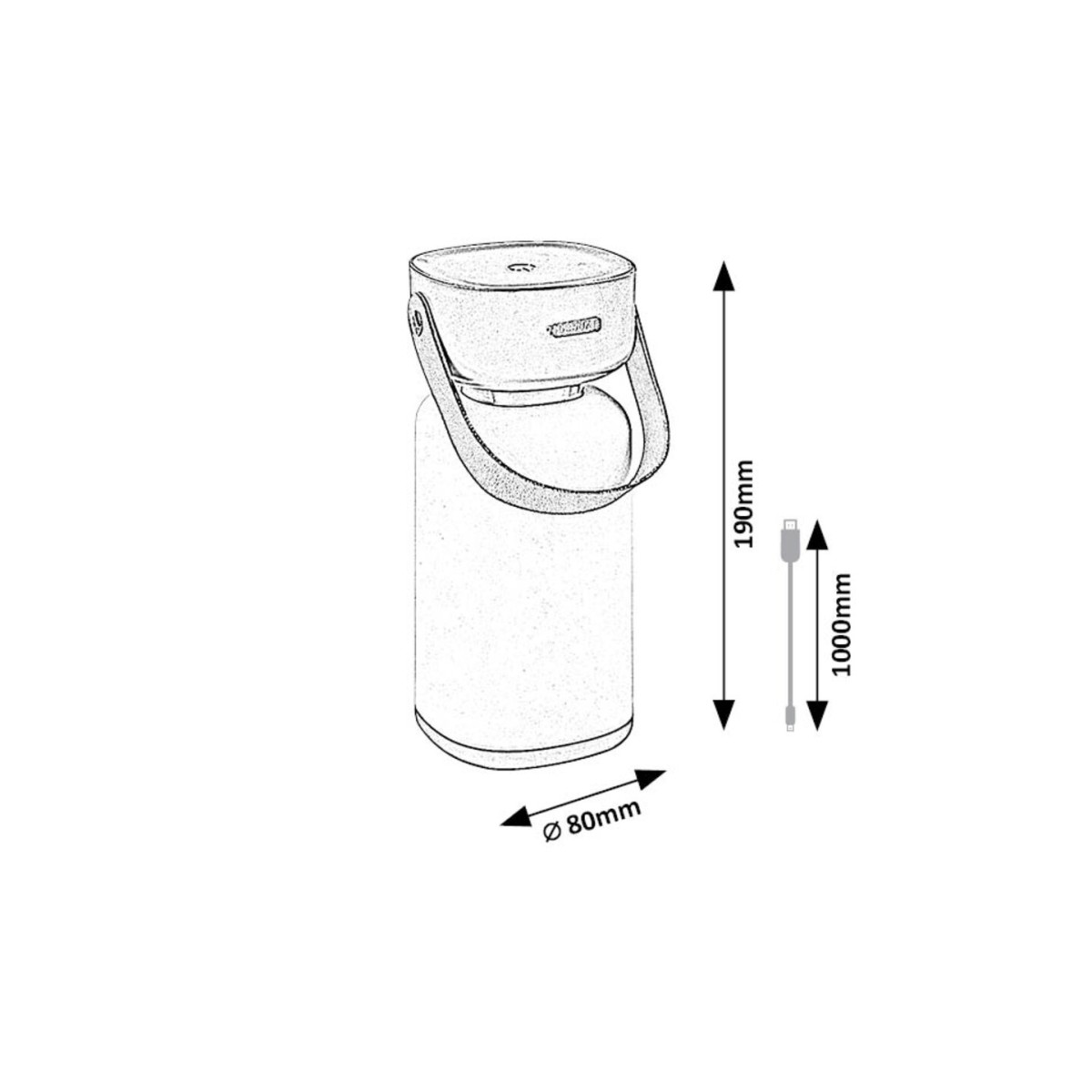 Rabalux Funes 77143 - typ - Zewnętrzne lampy dekoracyjne