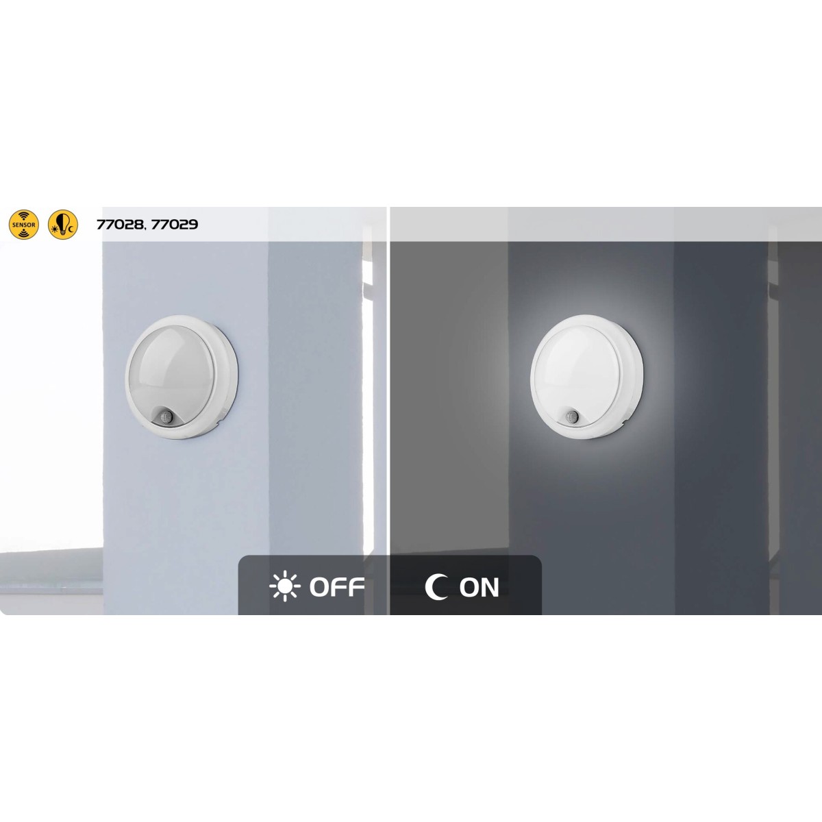 Rabalux Hitura 77028 - typ - Zewnętrzne lampy ścienne