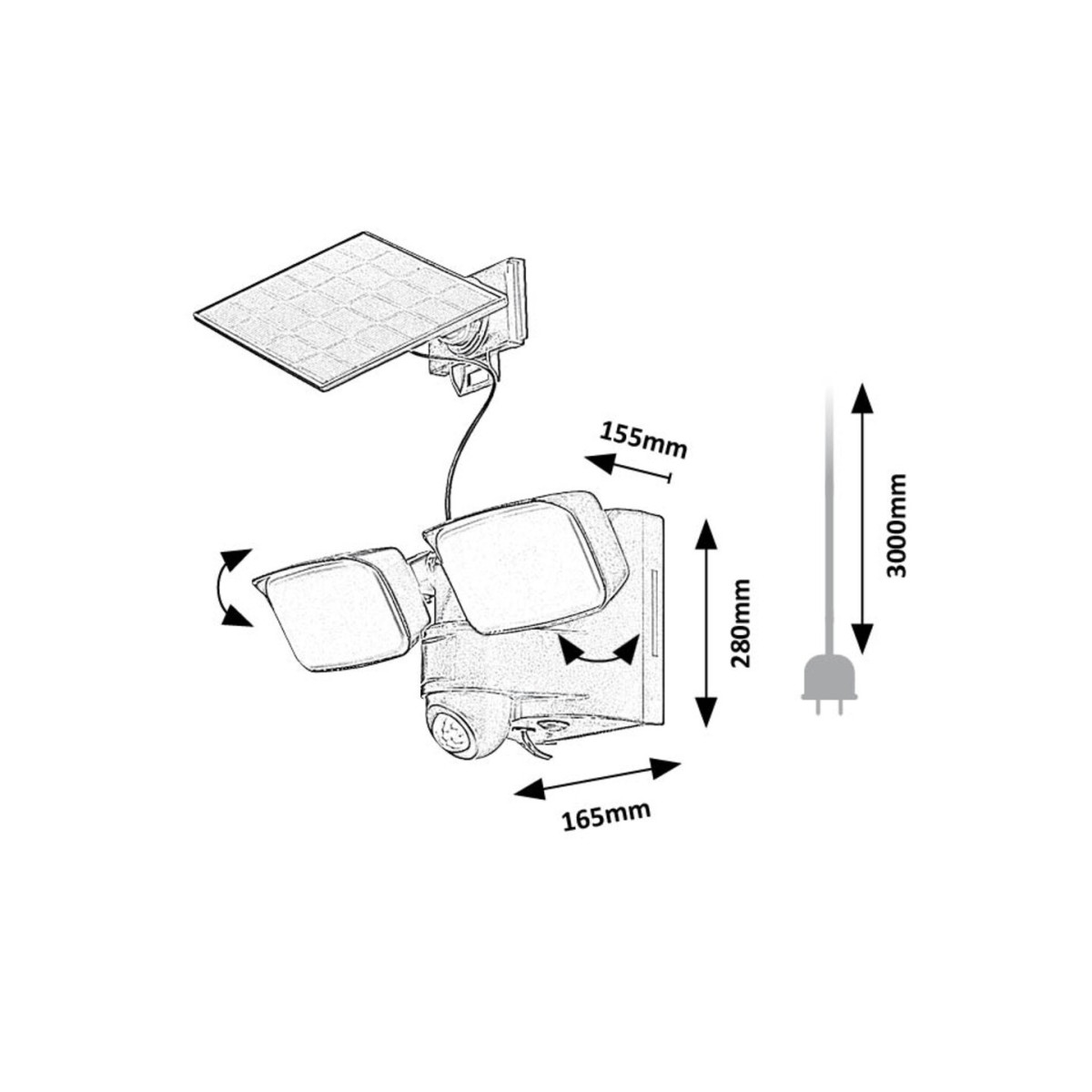 Rabalux Leszno 77091 - typ - Lampy solarne