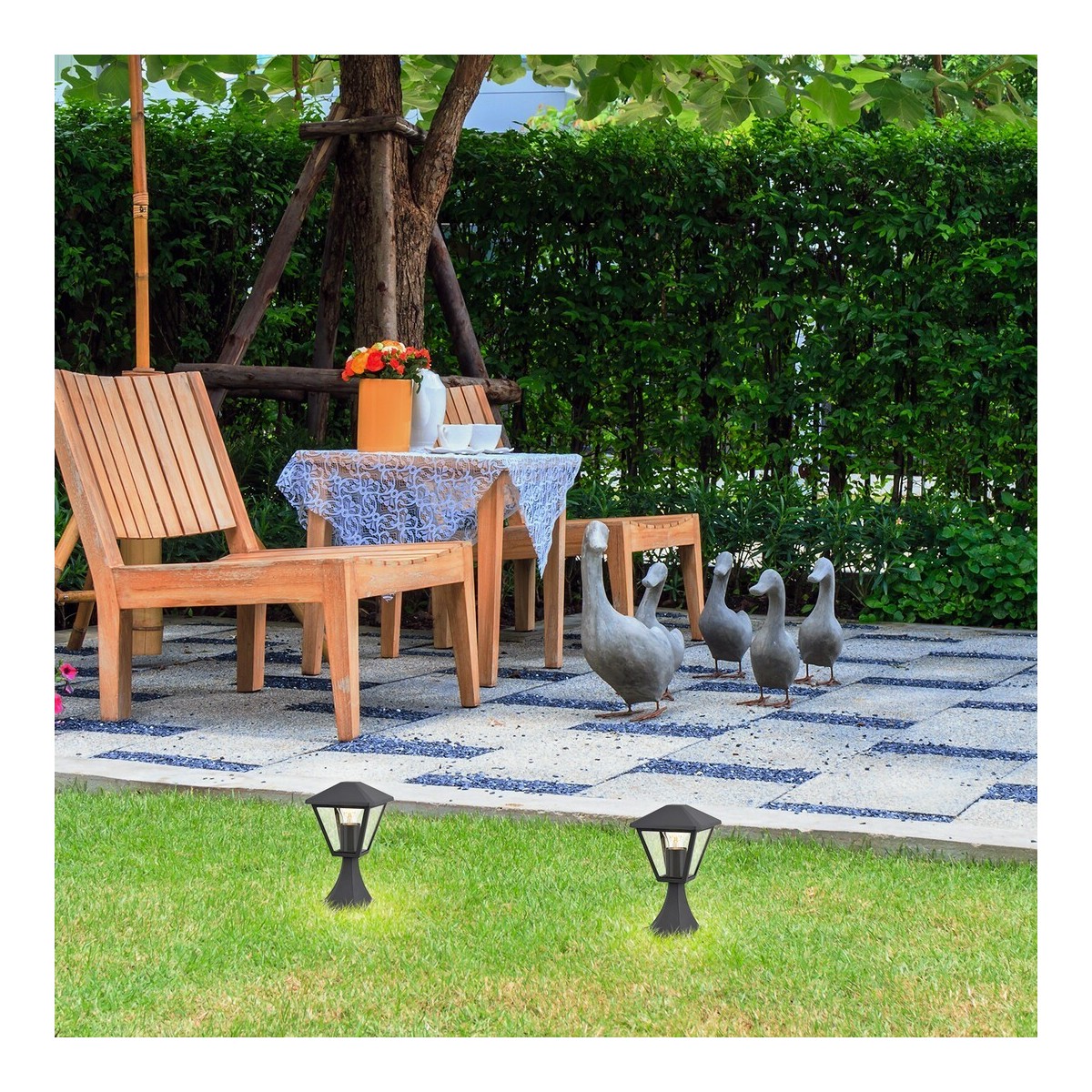 Rabalux Paravento 7148 - typ - Lampa ogrodowa stojąca