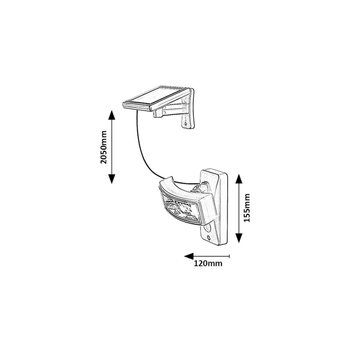 Rabalux Valpovo 77019 - typ - Lampy solarne