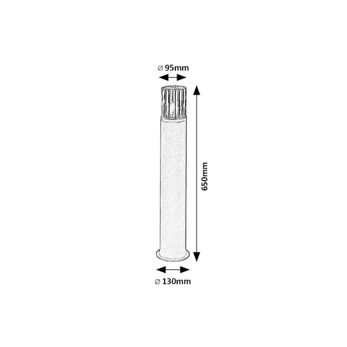Rabalux Haren 77084 - typ - Lampa ogrodowa stojąca