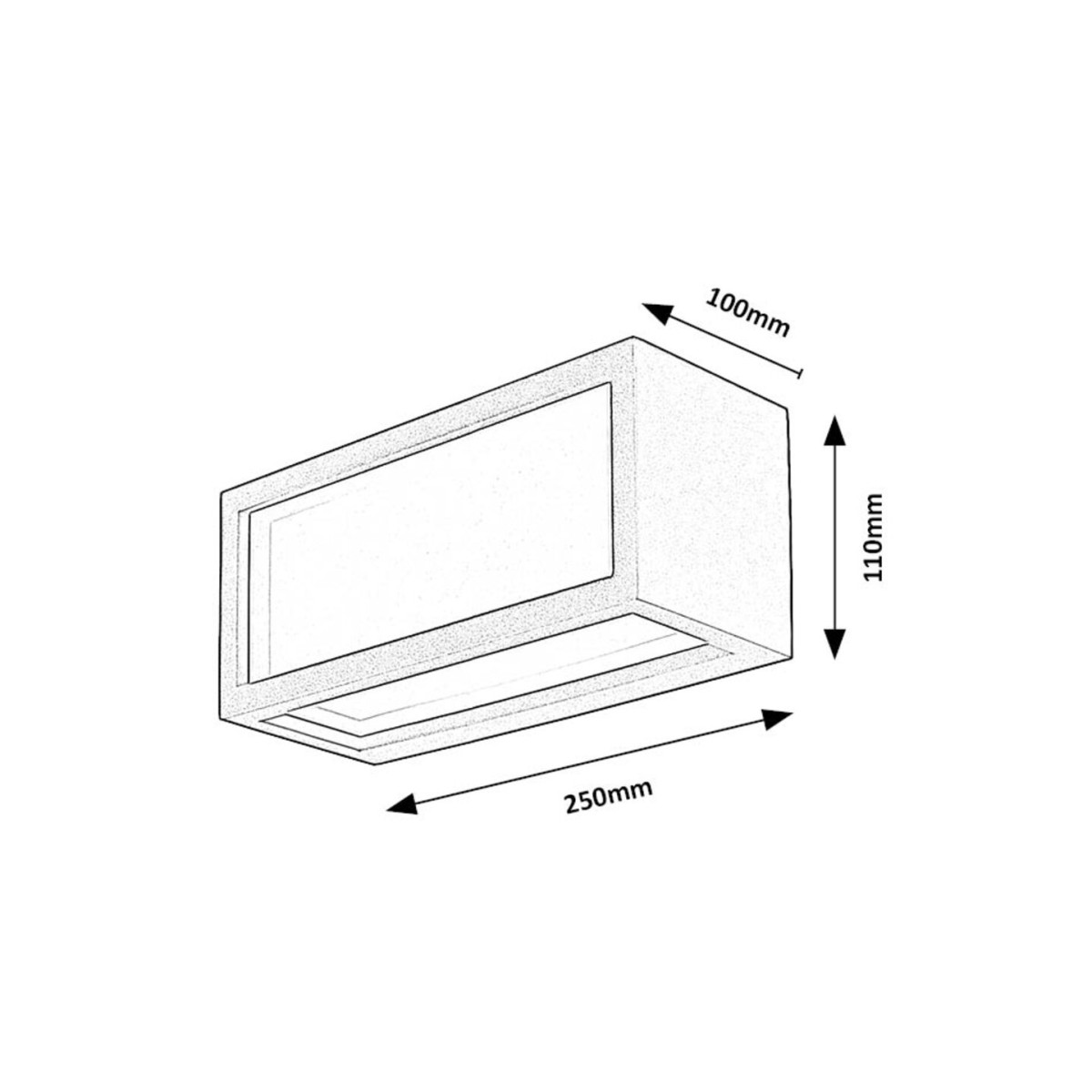 Rabalux Lublin 77099 - typ - Zewnętrzne lampy ścienne