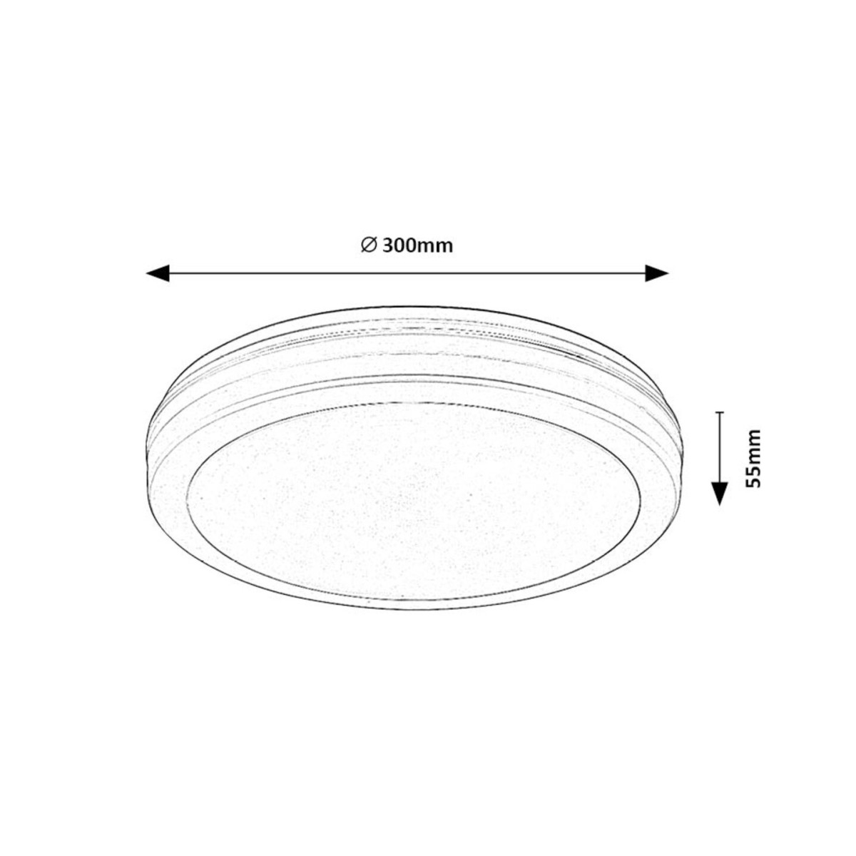 Rabalux Indre 77036 - typ - Zewnętrzne lampy sufitowe