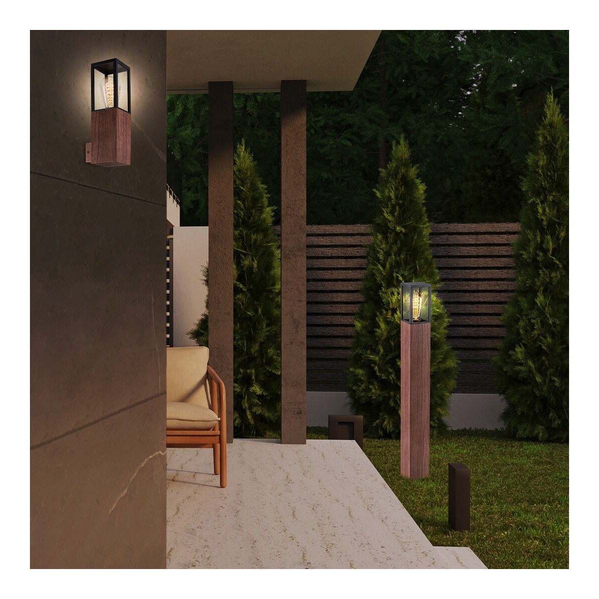 Rabalux Wales 7197 - typ - Lampa ogrodowa stojąca