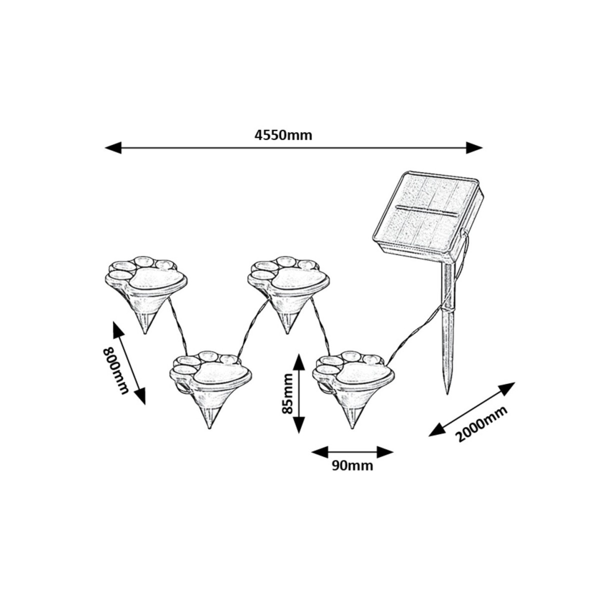 Rabalux Wigry 77001 - typ - Lampy solarne