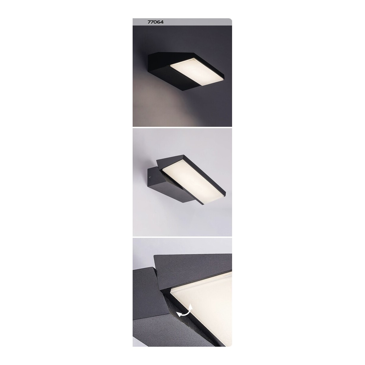 Rabalux Senica 77064 - typ - Zewnętrzne lampy ścienne