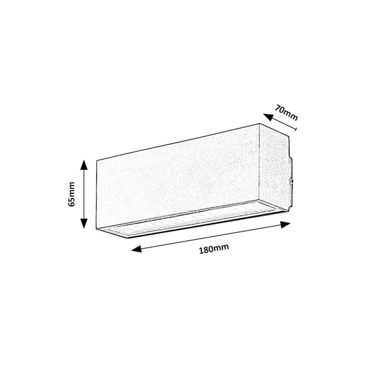 Rabalux Mataro 77075 - typ - Zewnętrzne lampy ścienne