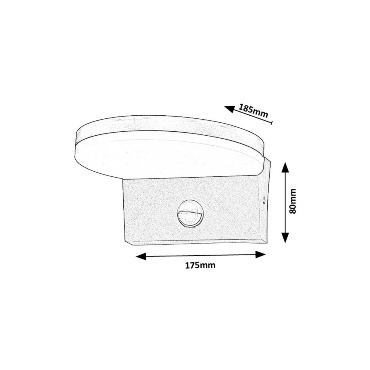 Rabalux Batida 77119 - typ - Zewnętrzne lampy ścienne