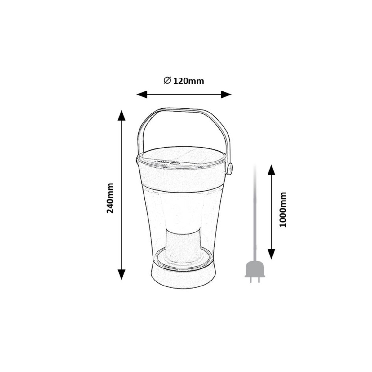 Rabalux Angers 77039 - typ - Lampy solarne