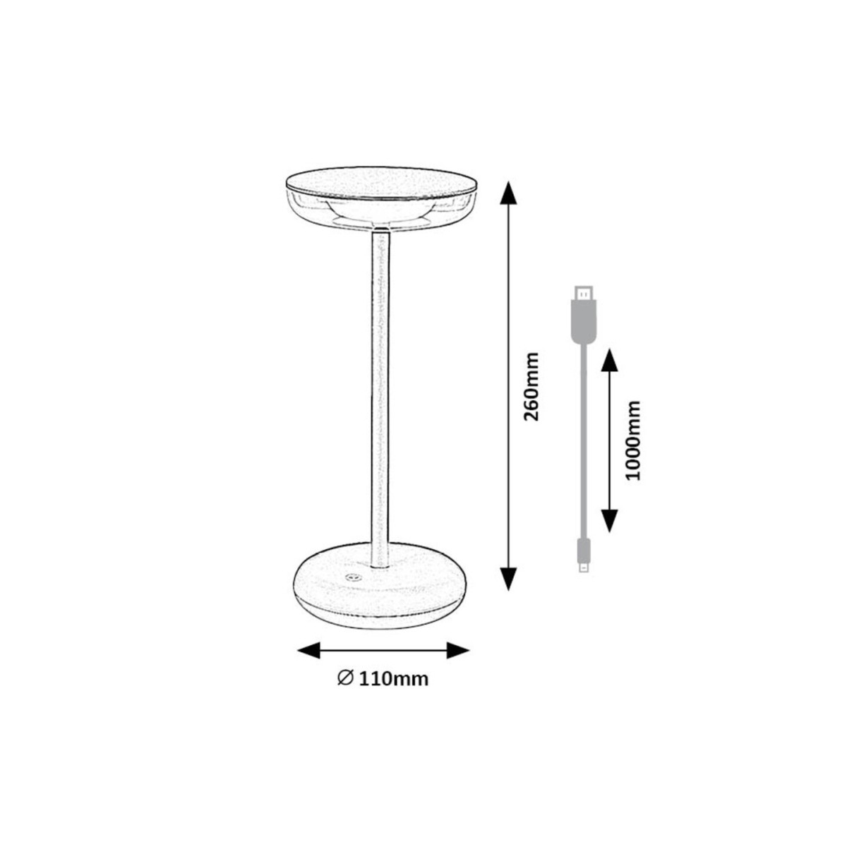 Rabalux Konin 77089 - typ - Zewnętrzne lampy dekoracyjne