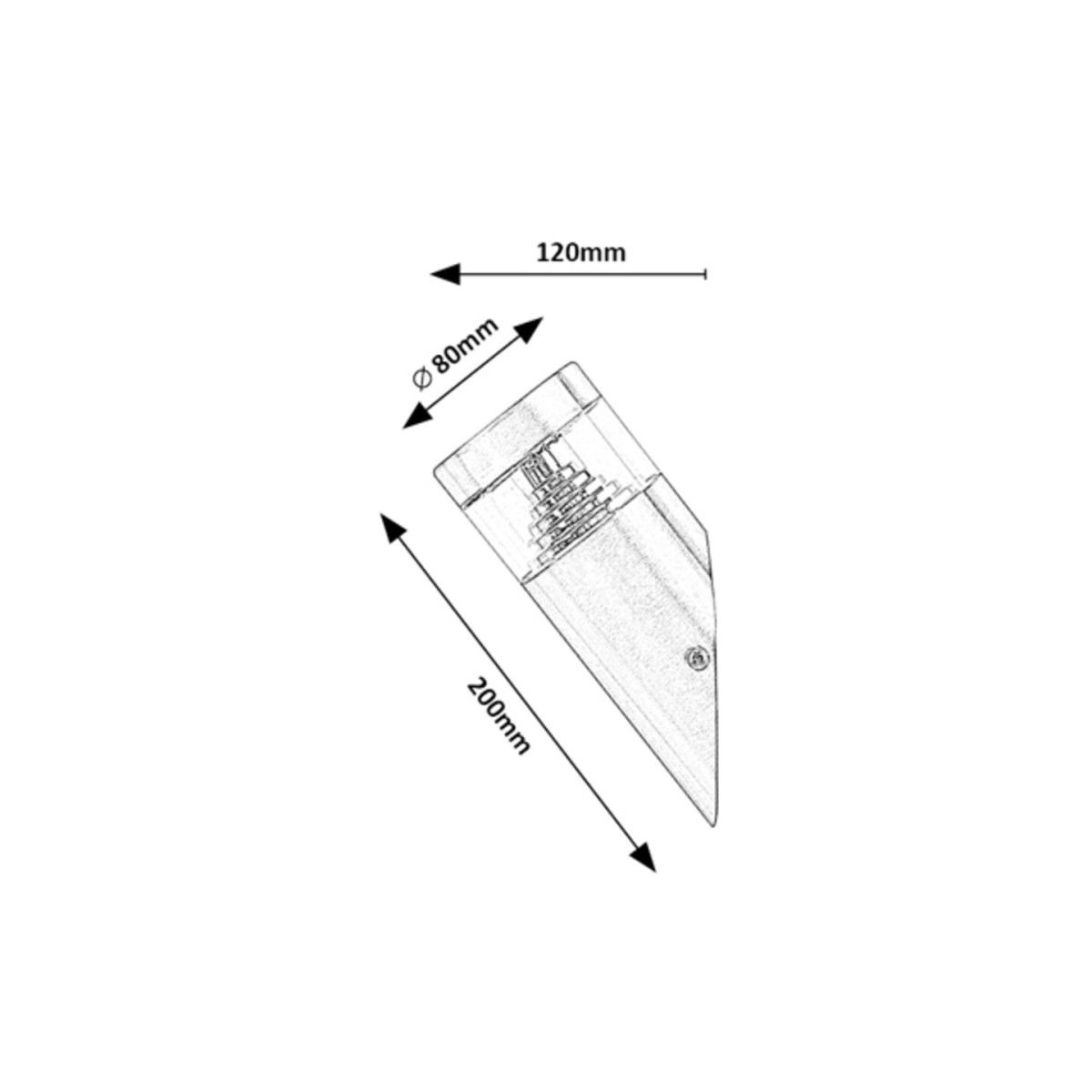 Rabalux Lisbon 7826 - typ - Zewnętrzne lampy ścienne