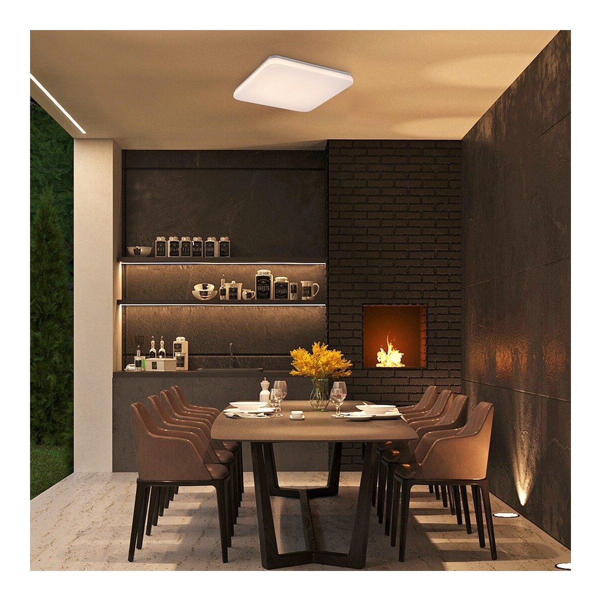 Rabalux Lowar 77136 - typ - Zewnętrzne lampy sufitowe