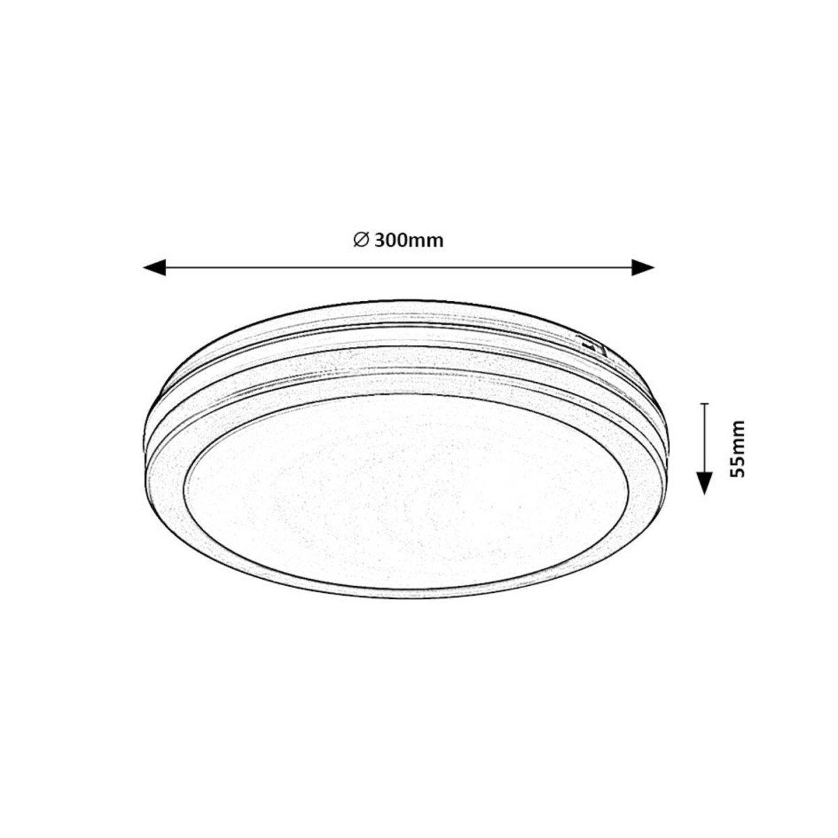 Rabalux Indre 77035 - typ - Zewnętrzne lampy sufitowe