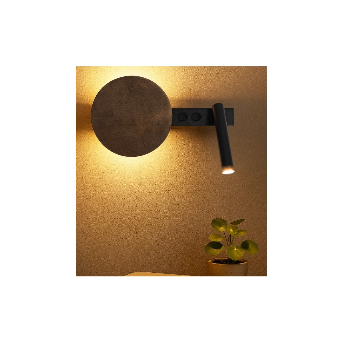 zachwycająca oprawa Sigma HOTEL MOOD kinkiet 41364 kolor czarny 1XG9 12W led- 1XG9 3W led