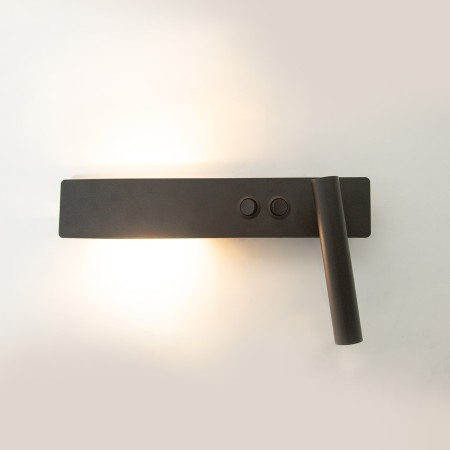 delikatna oprawa Sigma HOTEL MOOD kinkiet 41368 kolor czarny 1XG9 12W led- 1XG9 3W led