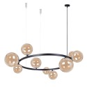 zgrabna oprawa Sigma BOLERO lampa wisząca- żyrandol 41323 kolor czarny 9XG9 12W LED