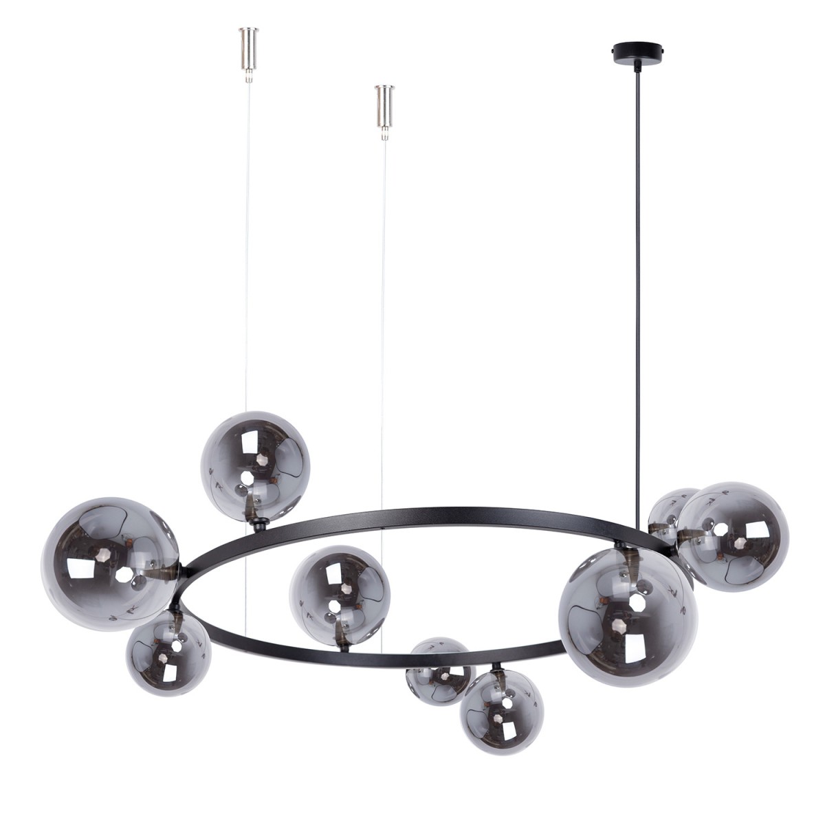 atrakcyjna oprawa Sigma BOLERO lampa wisząca- żyrandol 41326 kolor czarny 9XG9 12W LED