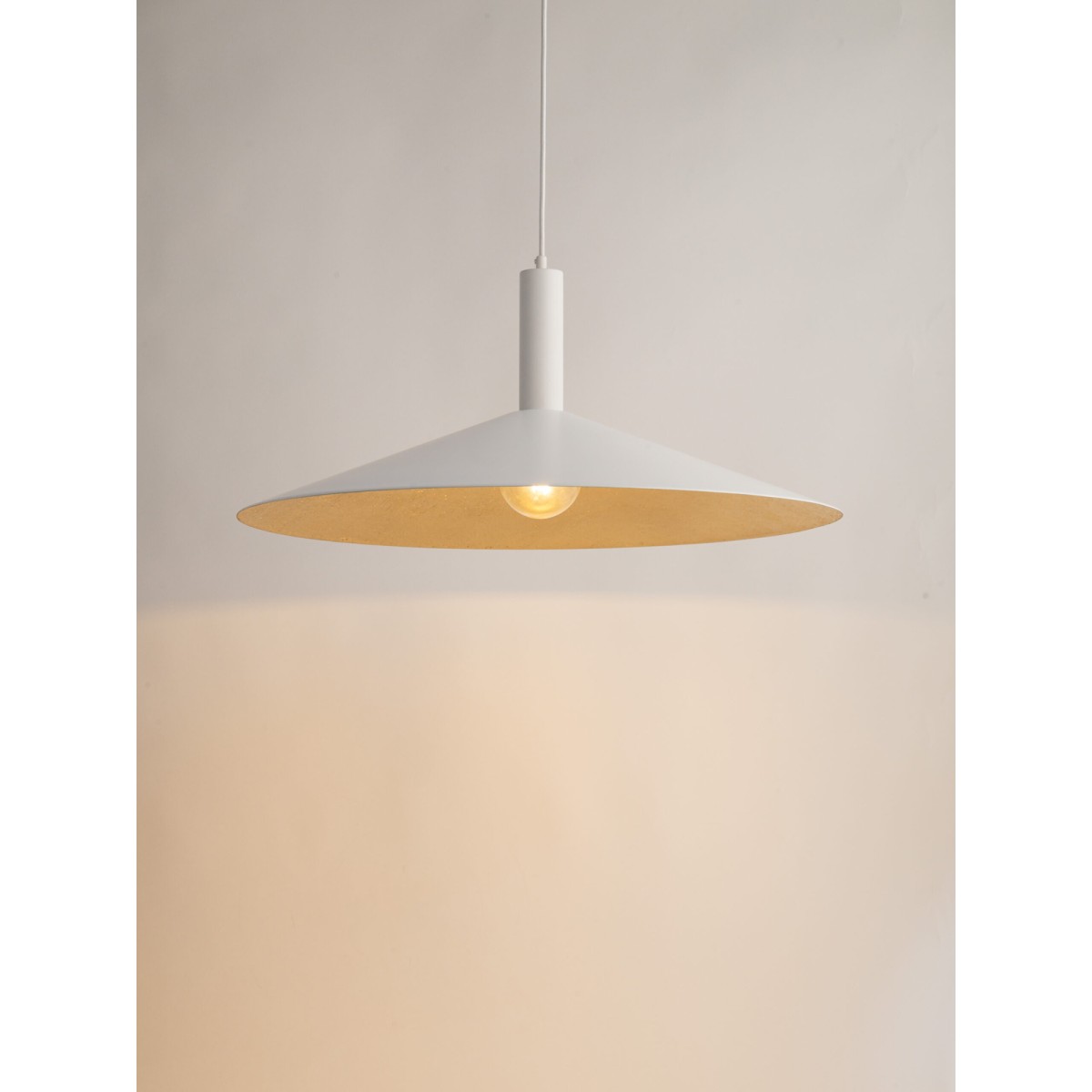 niezwykła oprawa Sigma CAPRI lampa wisząca 41015 kolor biały-złoty 1 x E27 15W Led