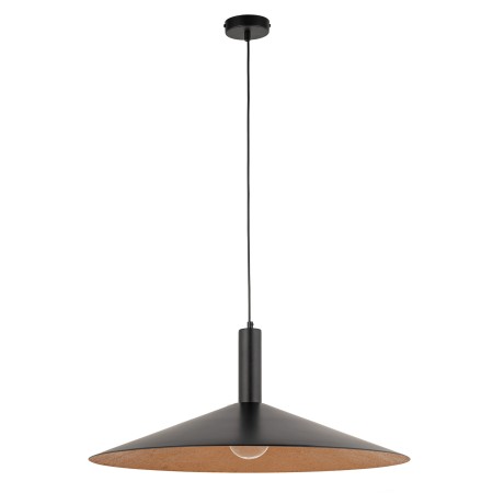 olśniewająca oprawa Sigma CAPRI lampa wisząca 41009 kolor czarny-miedziany 1 x E27 15W Led