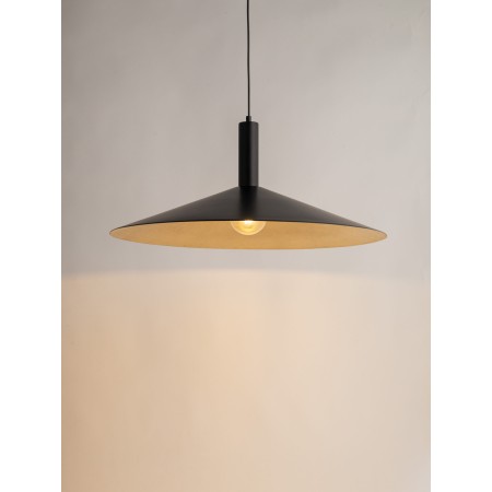 oryginalna oprawa Sigma CAPRI lampa wisząca 41011 kolor czarny-złoty 1 x E27 15W Led