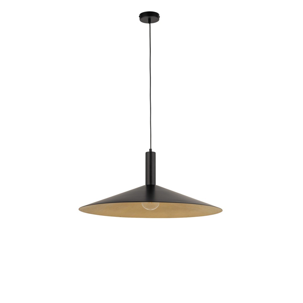 oryginalna oprawa Sigma CAPRI lampa wisząca 41011 kolor czarny-złoty 1 x E27 15W Led