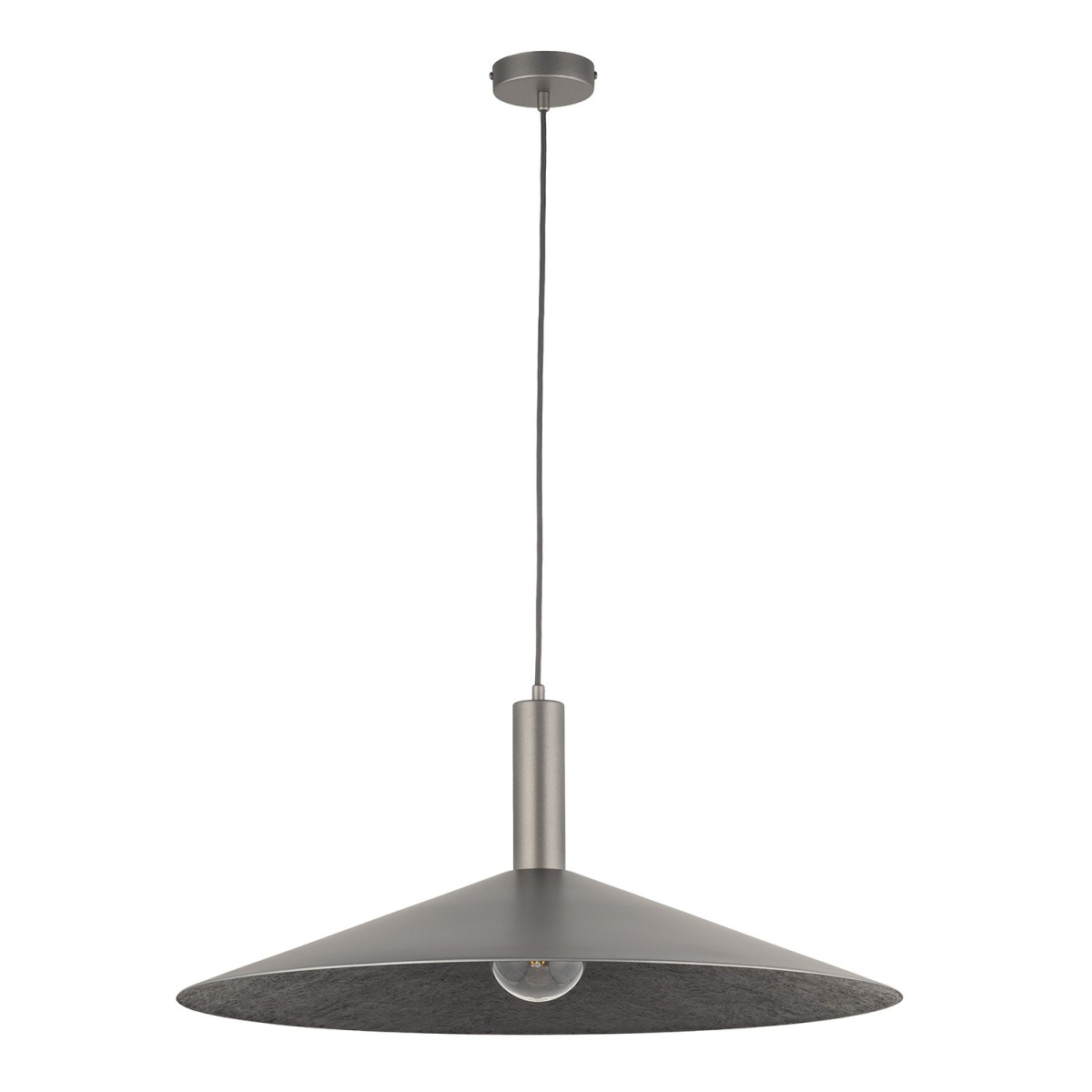 pełna wdzięku oprawa Sigma CAPRI lampa wisząca 41013 kolor srebrny 1 x E27 15W Led