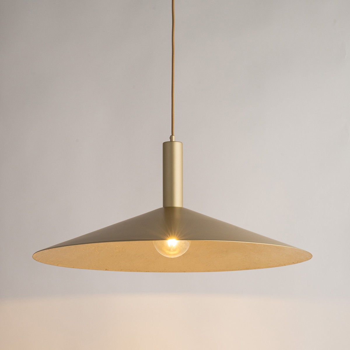 przyjemna dla oka oprawa Sigma CAPRI lampa wisząca 41007 kolor złoty 1 x E27 15W Led