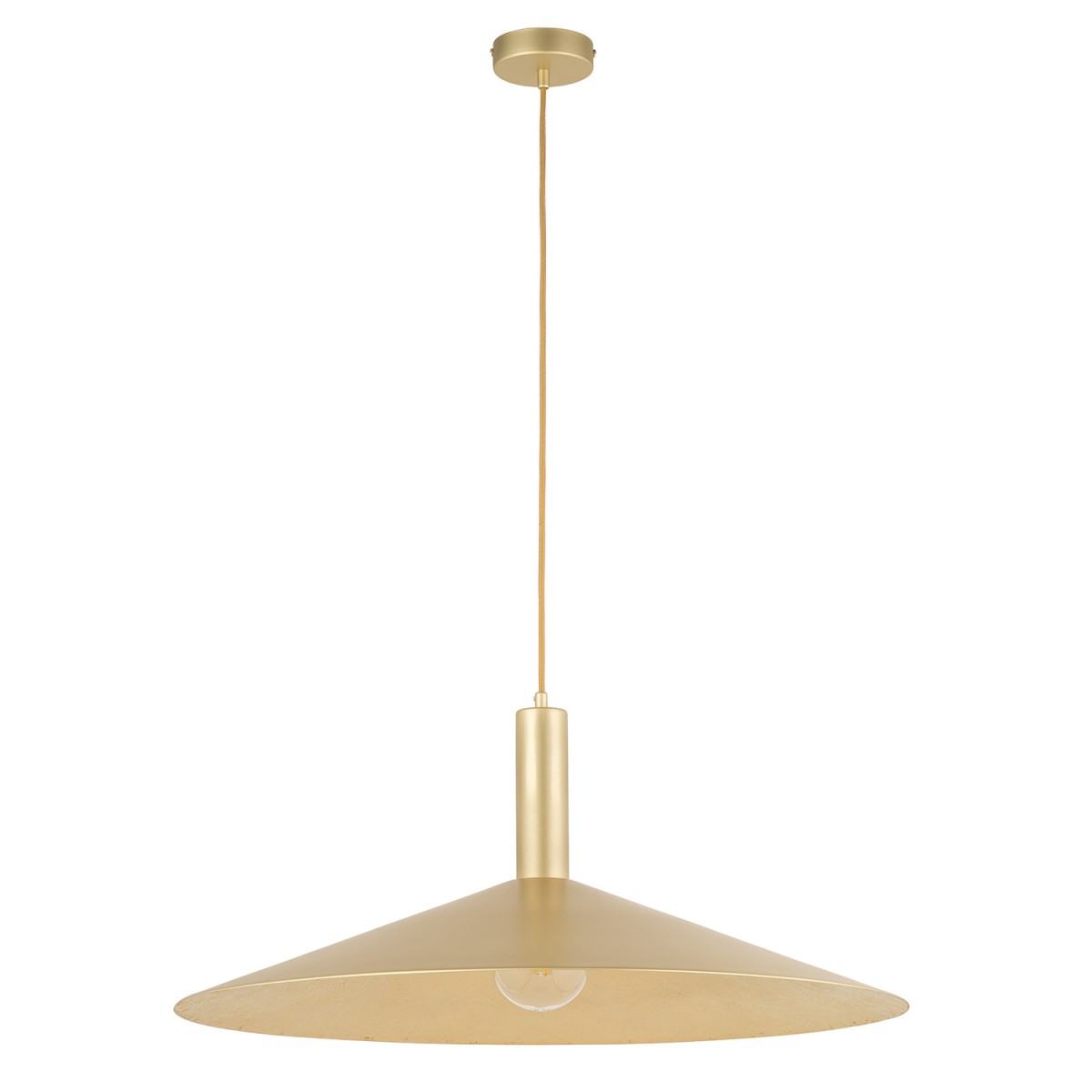 przyjemna dla oka oprawa Sigma CAPRI lampa wisząca 41007 kolor złoty 1 x E27 15W Led