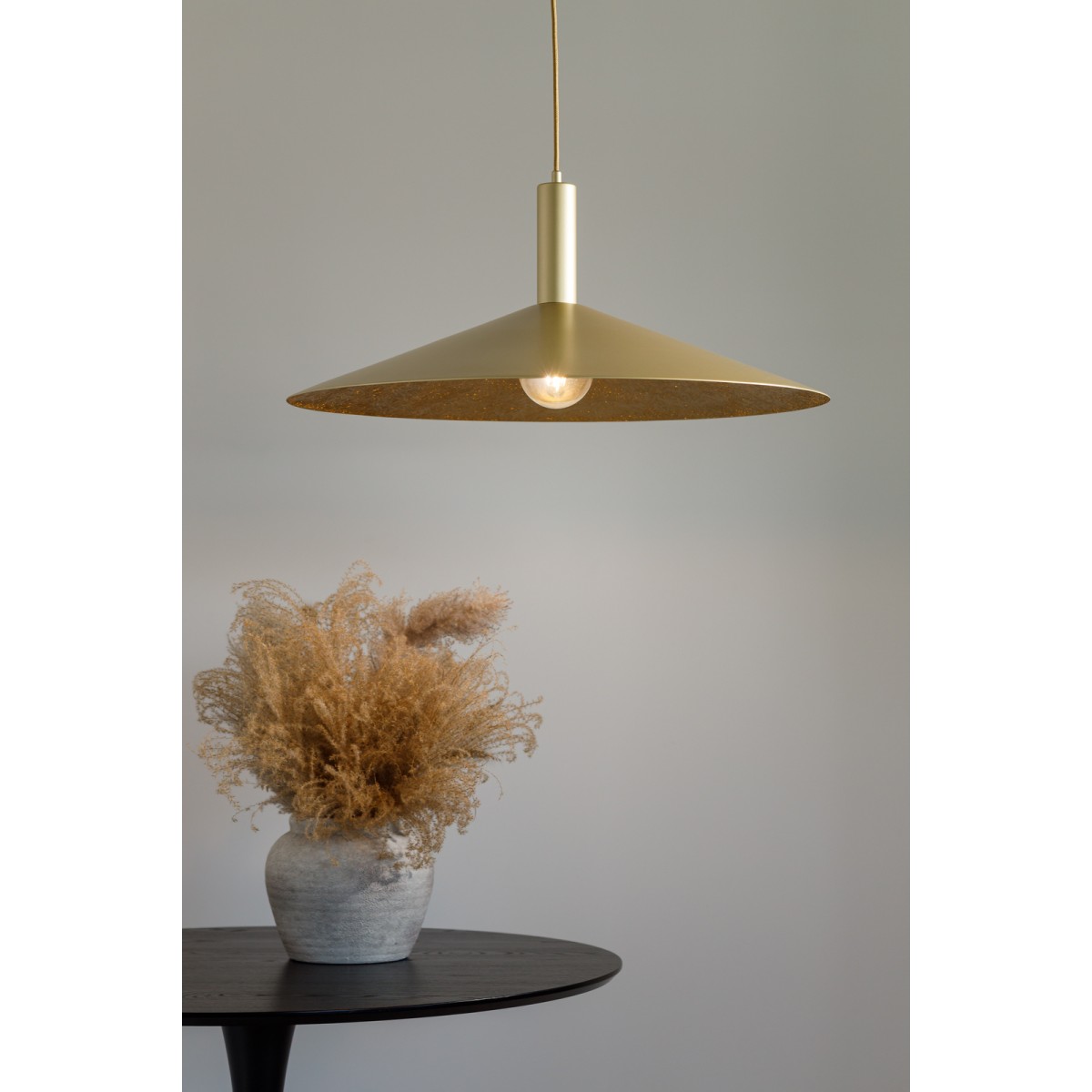 przyjemna dla oka oprawa Sigma CAPRI lampa wisząca 41007 kolor złoty 1 x E27 15W Led