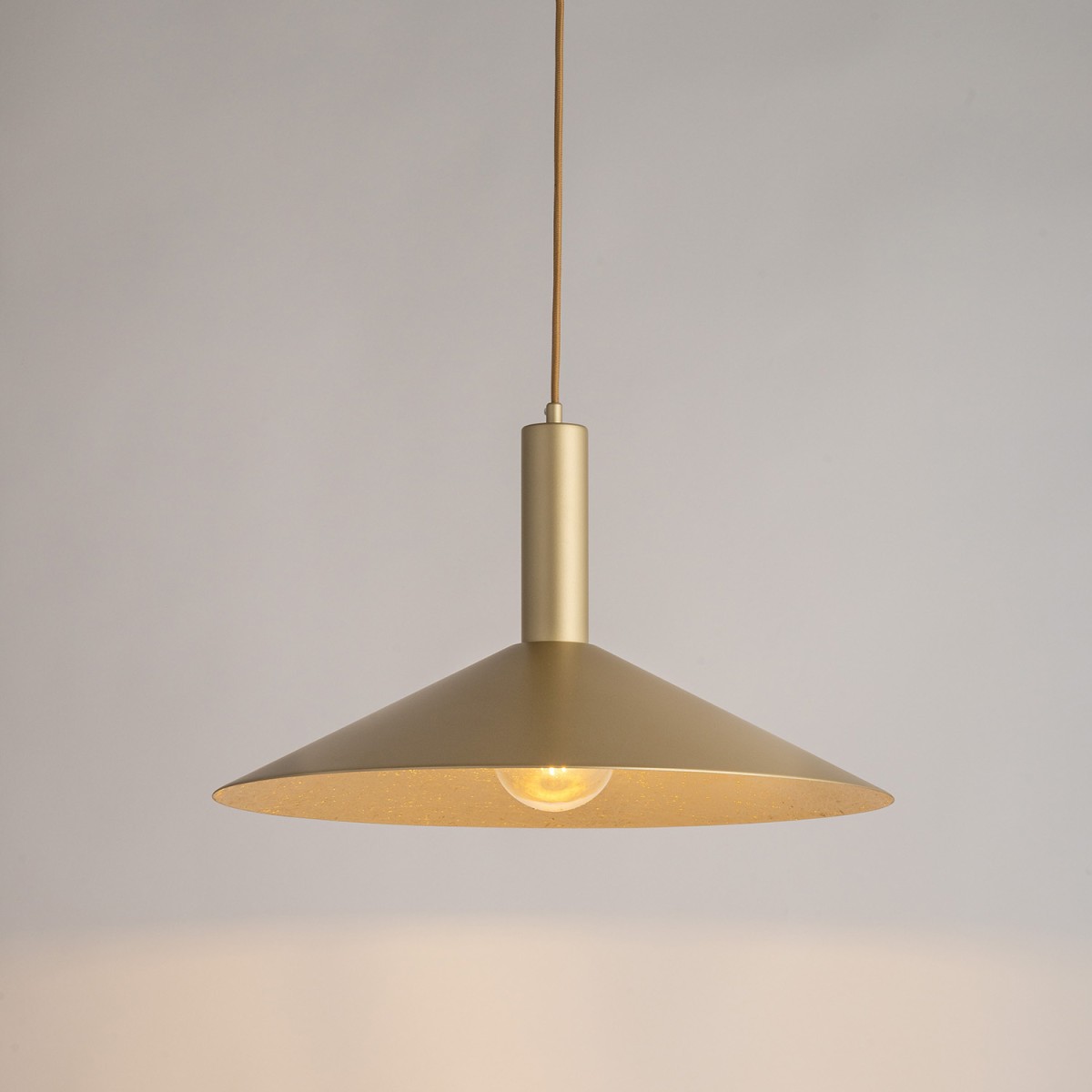 urokliwa oprawa Sigma CAPRI lampa wisząca 41006 kolor złoty 1 x E27 15W Led