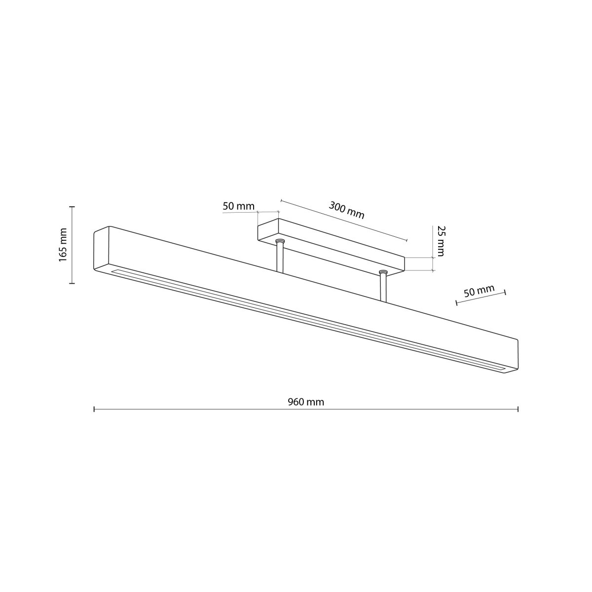 Lampa sufitowa TK-Lighting TEO TKL6619 kolor - sosna - czarny styl Nowoczesny  Loftowy