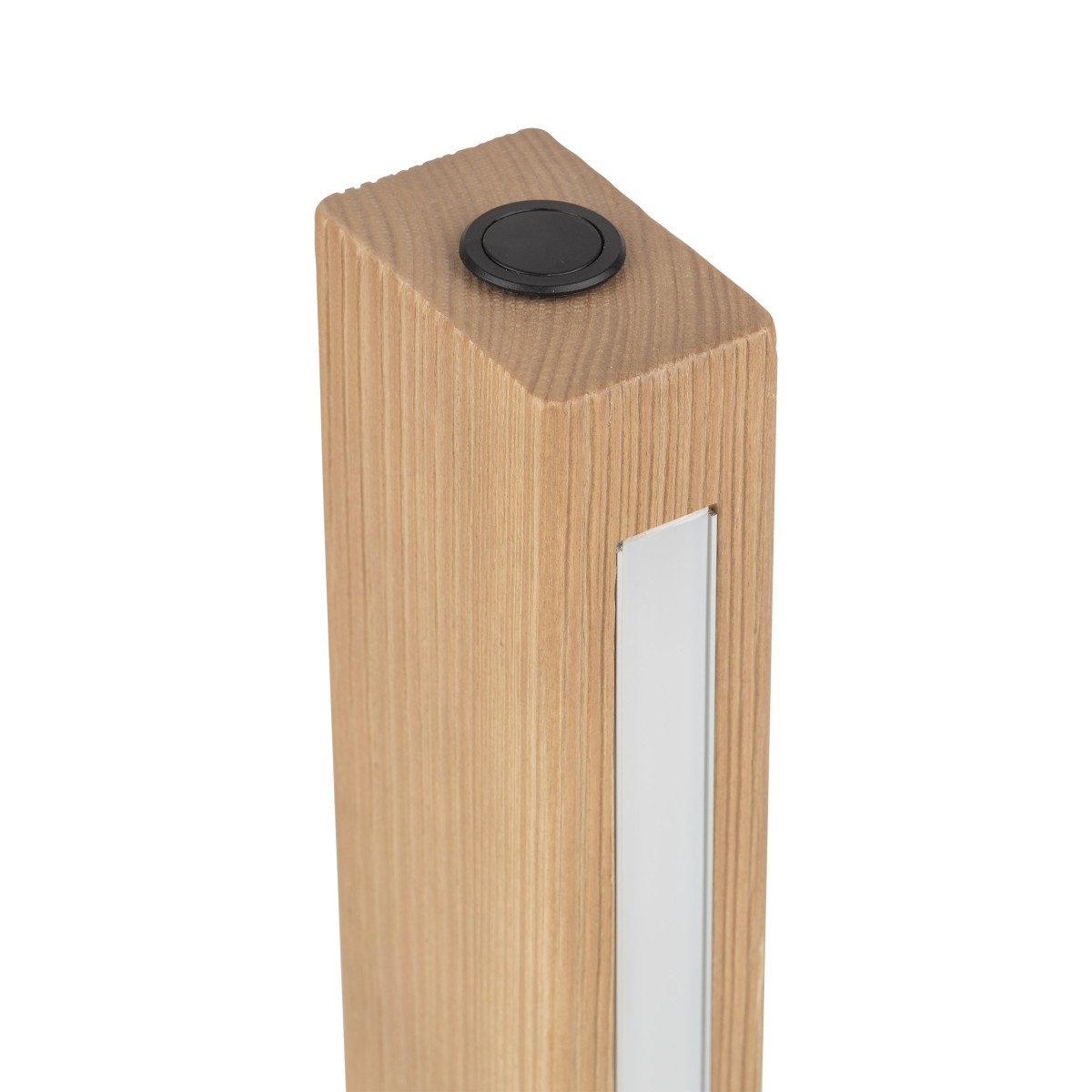 Lampka nocna TK-Lighting TEO TKL1412 kolor - sosna - czarny styl Nowoczesny  Loftowy