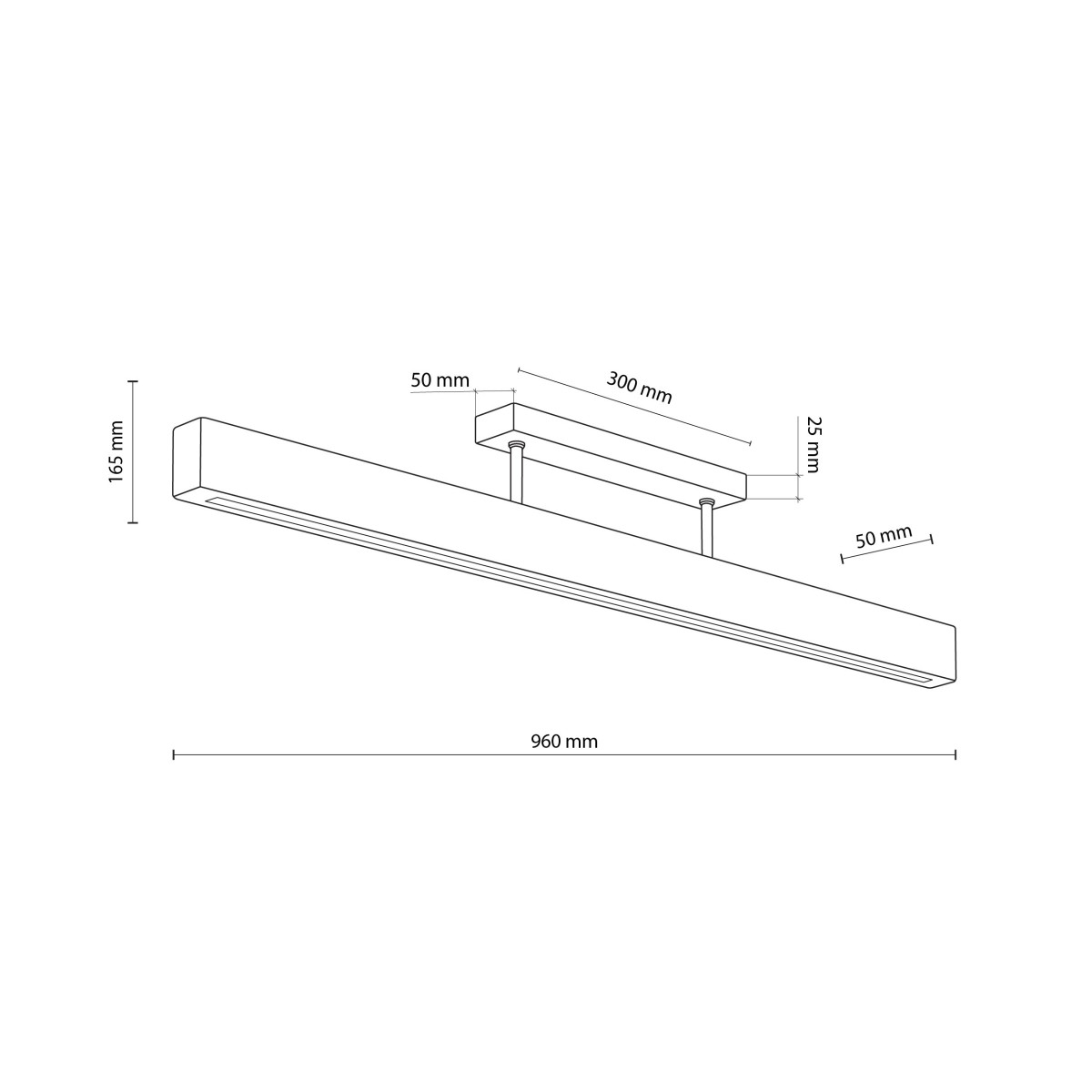 Lampa sufitowa TK-Lighting TEO TKL6614 kolor - orzech - czarny styl Nowoczesny  Loftowy