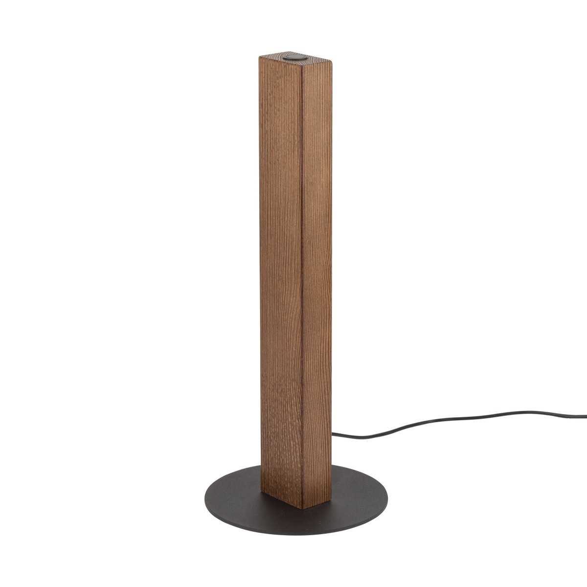 Lampka nocna TK-Lighting TEO TKL1411 kolor - orzech - czarny styl Nowoczesny  Loftowy