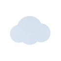 Lampa ścienna TK-Lighting CLOUD TKL4966  Kinkiet kolor - niebieski - biały styl Nowoczesny  Minimalistyczny